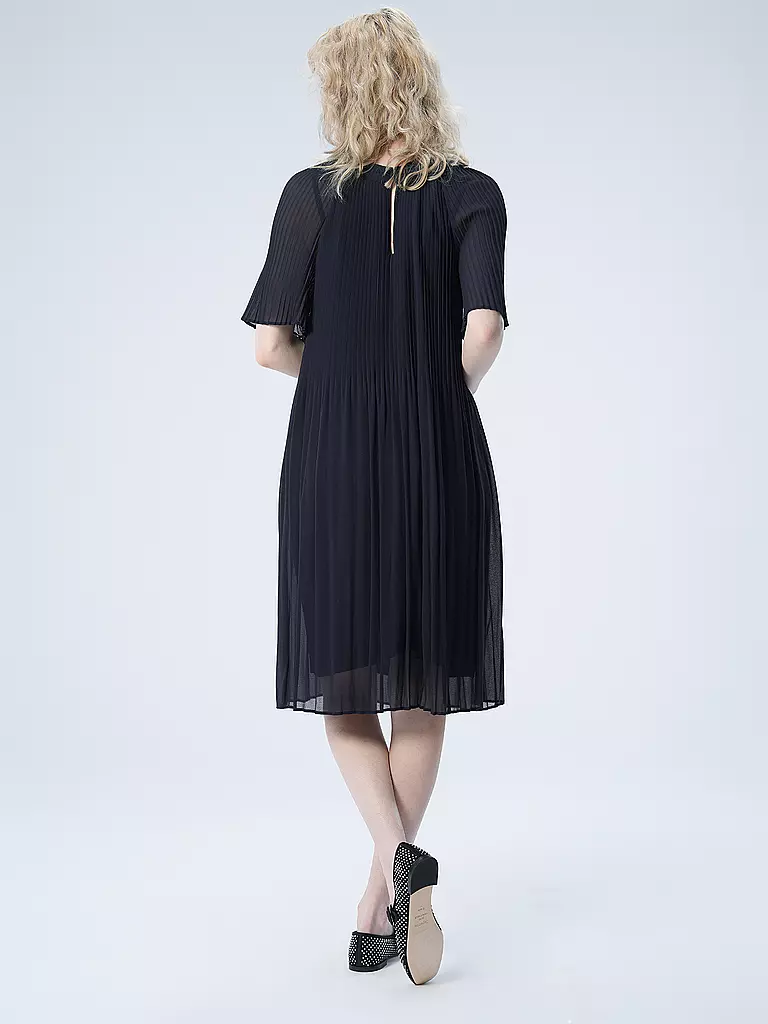 COMMA | Midikleid  | Bleu foncé