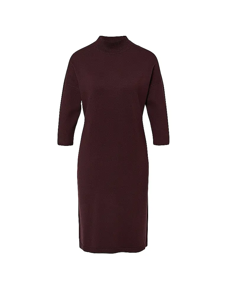 COMMA | Midikleid | dunkelrot