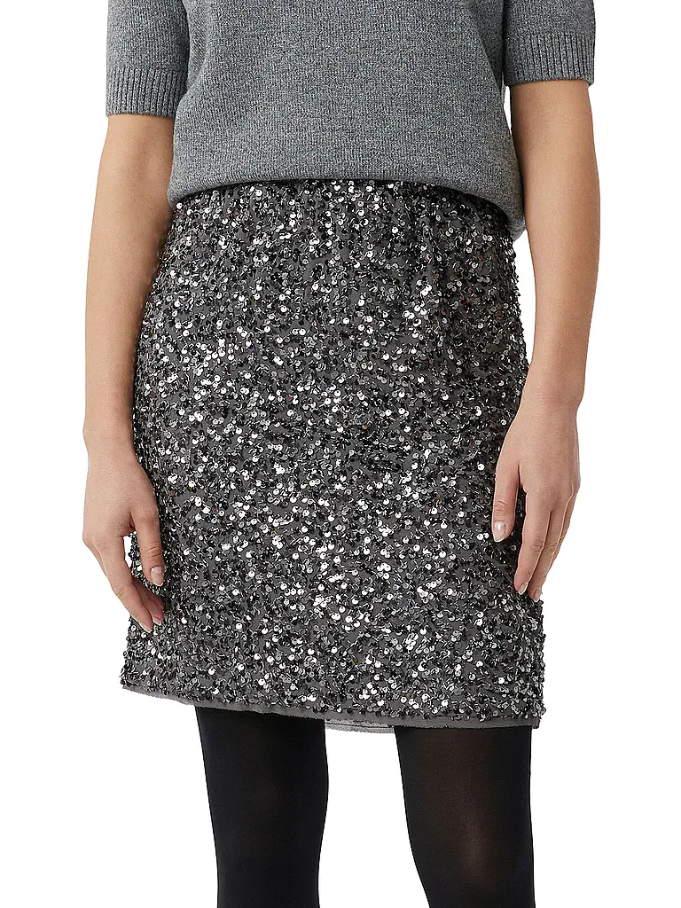 COMMA | Mini-jupe | Gris