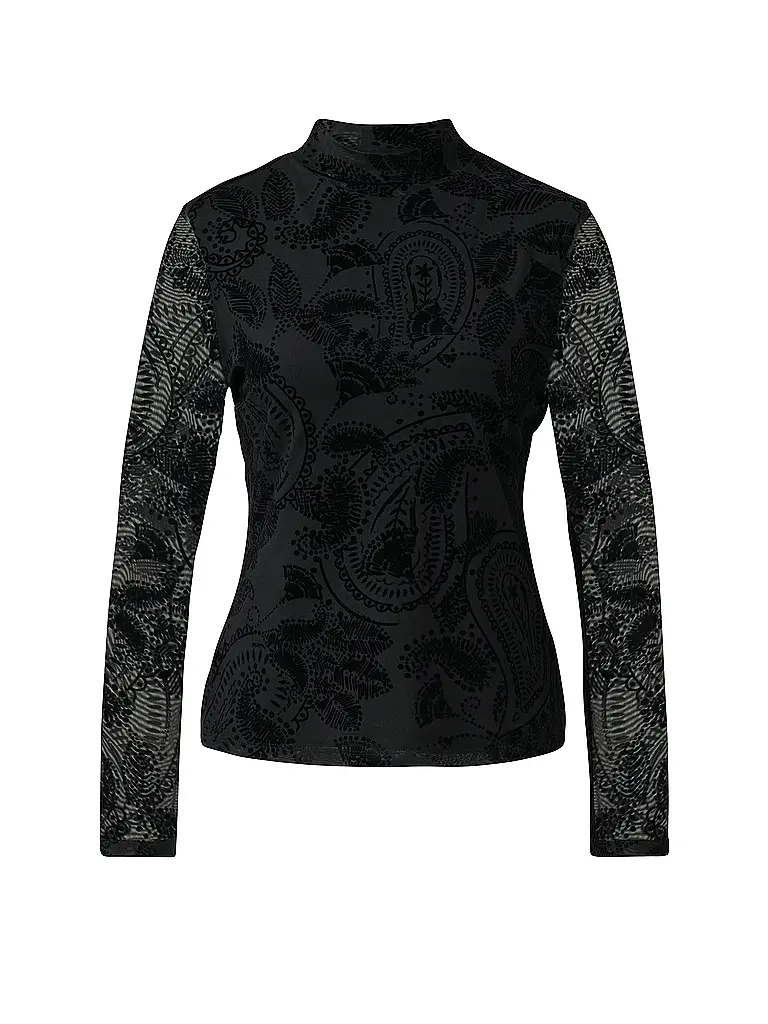 COMMA | Nom du produit: T-shirt à manches longues | Noir