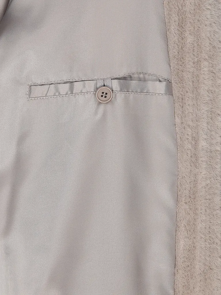 COMMA | Nom du produit : Manteau aspect fourrure | Beige