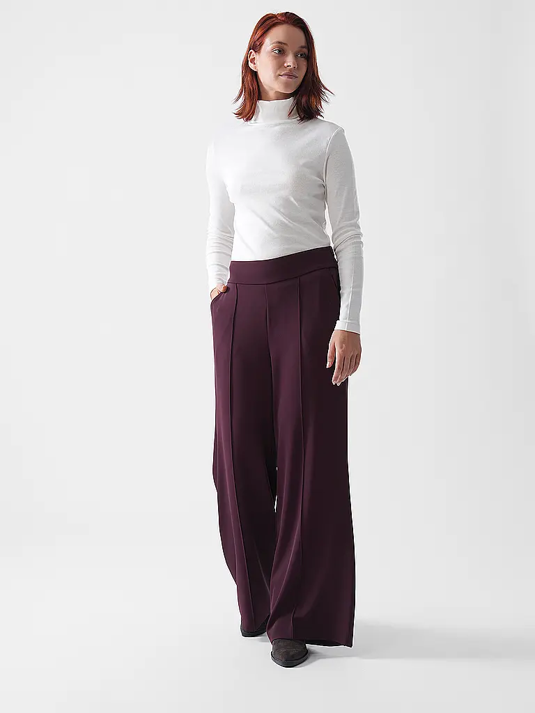 COMMA | Pantalon Marlene | dunkelrot
