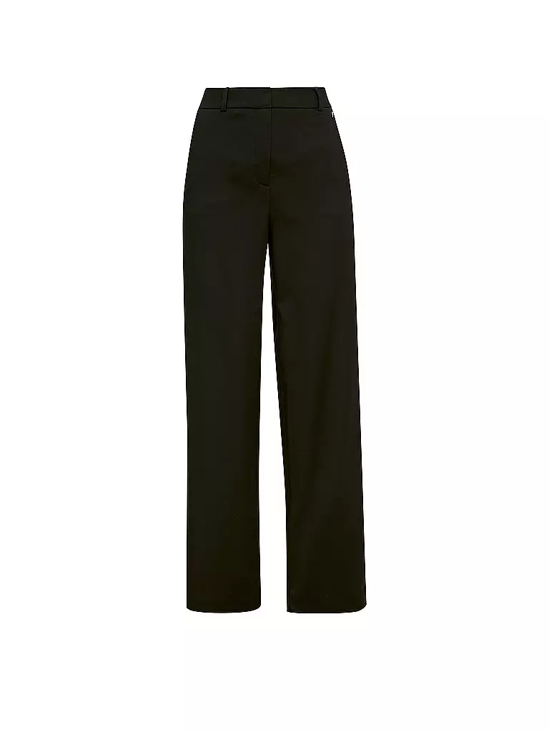 COMMA | Pantalon taille haute | schwarz