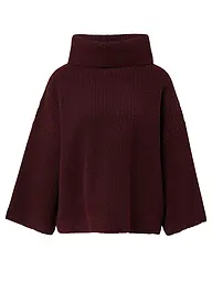 COMMA | Pull à col roulé | Rouge foncé