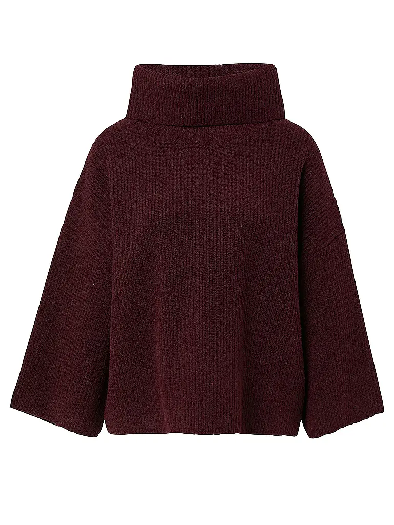 COMMA | Pull à col roulé | dunkelrot
