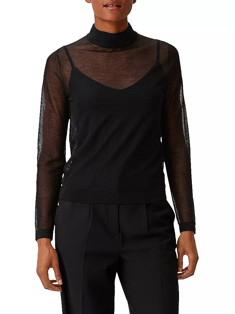 COMMA | Pullover | Noir