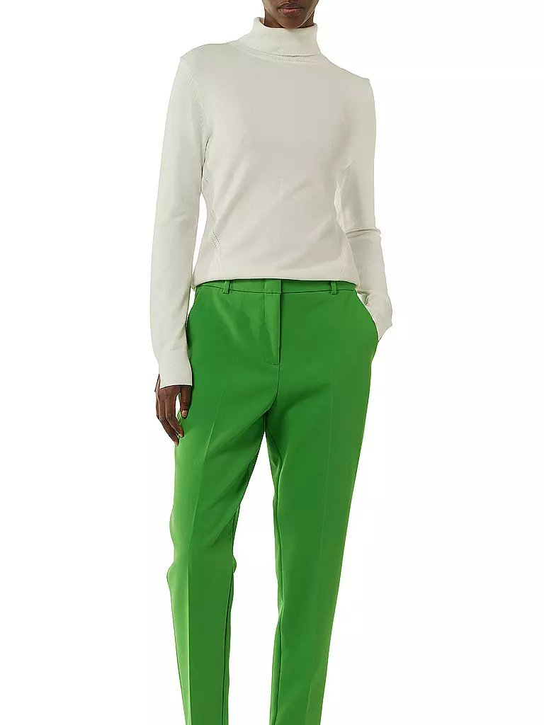 COMMA | Rollkragenpullover | Blanc