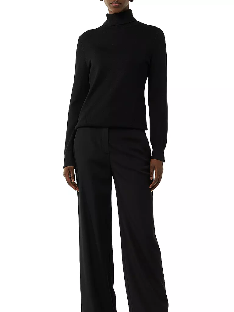 COMMA | Rollkragenpullover | Noir