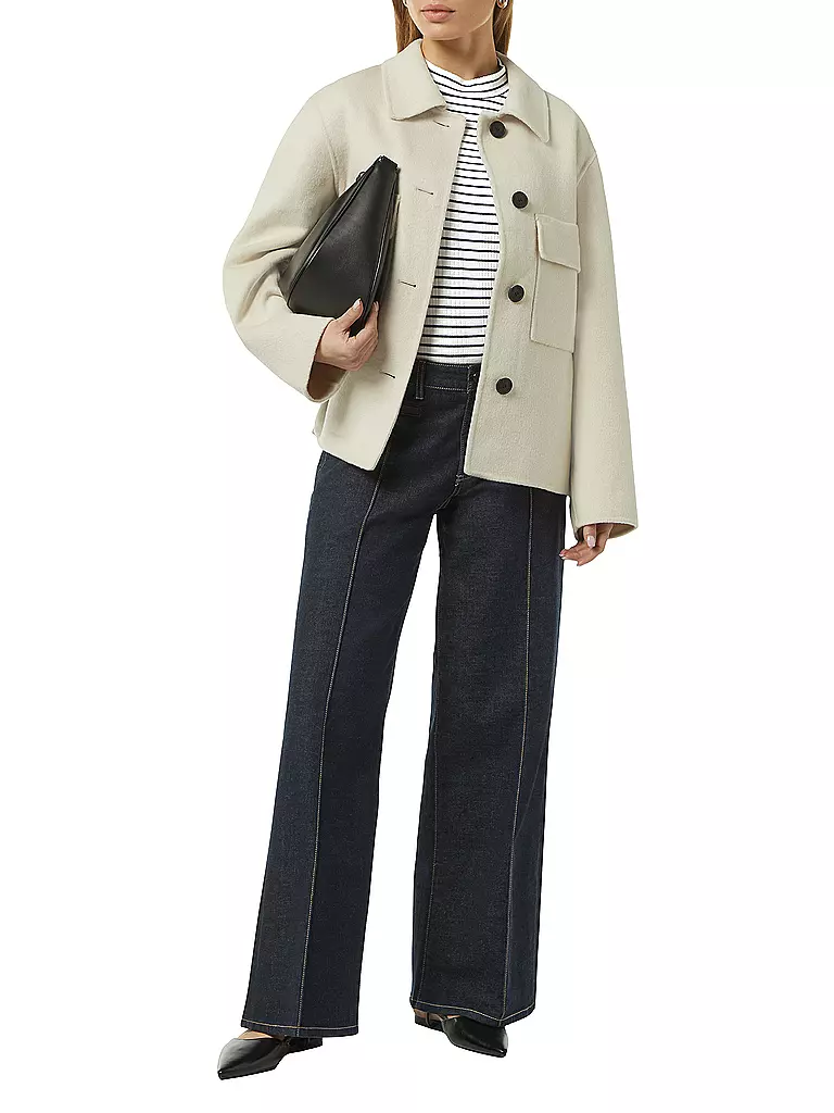 COMMA | Rollkragenshirt | Blanc