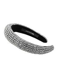 COMMA | Serre-tête avec perles décoratives | Argent