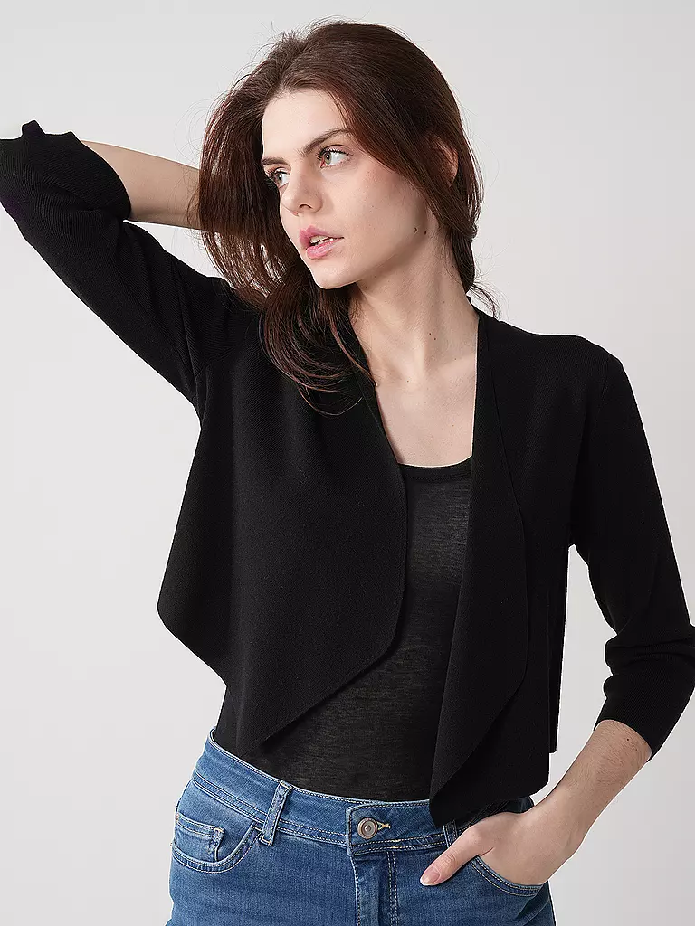 COMMA | Strickjacke  | Noir