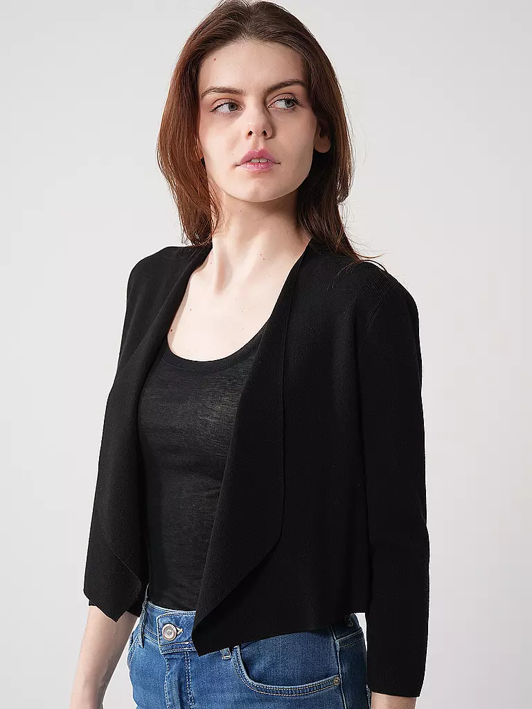 COMMA | Strickjacke  | Noir