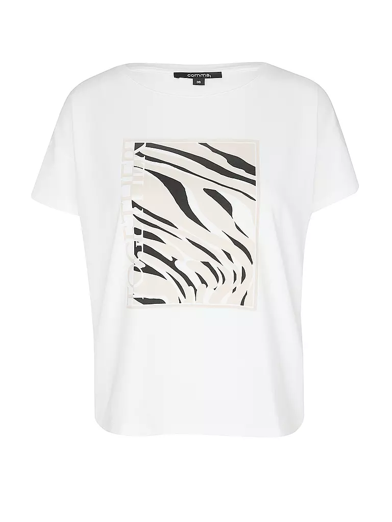 COMMA | T-Shirt | Blanc
