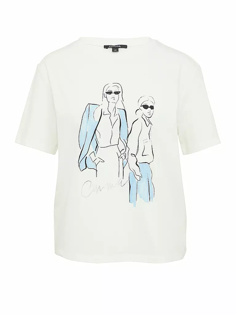COMMA | T-Shirt | Blanc