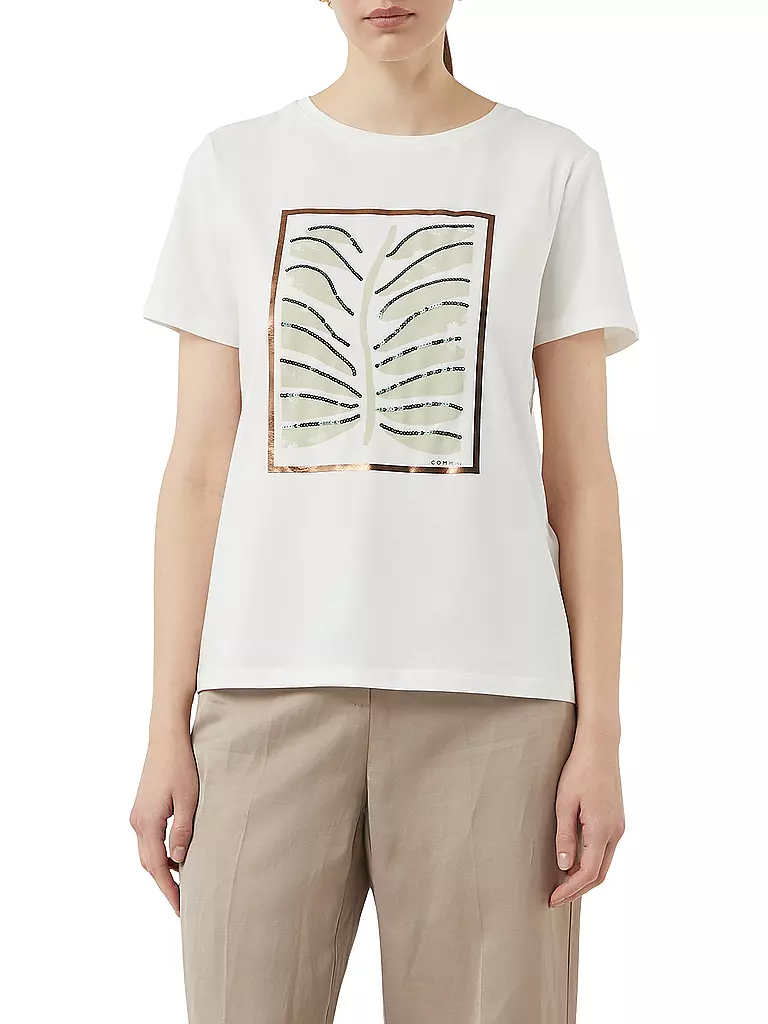 COMMA | T-Shirt | Blanc