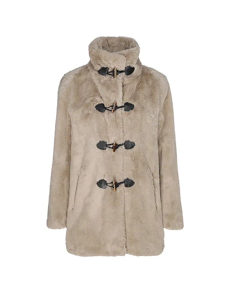 COMMA | Veste aspect fourrure | beige