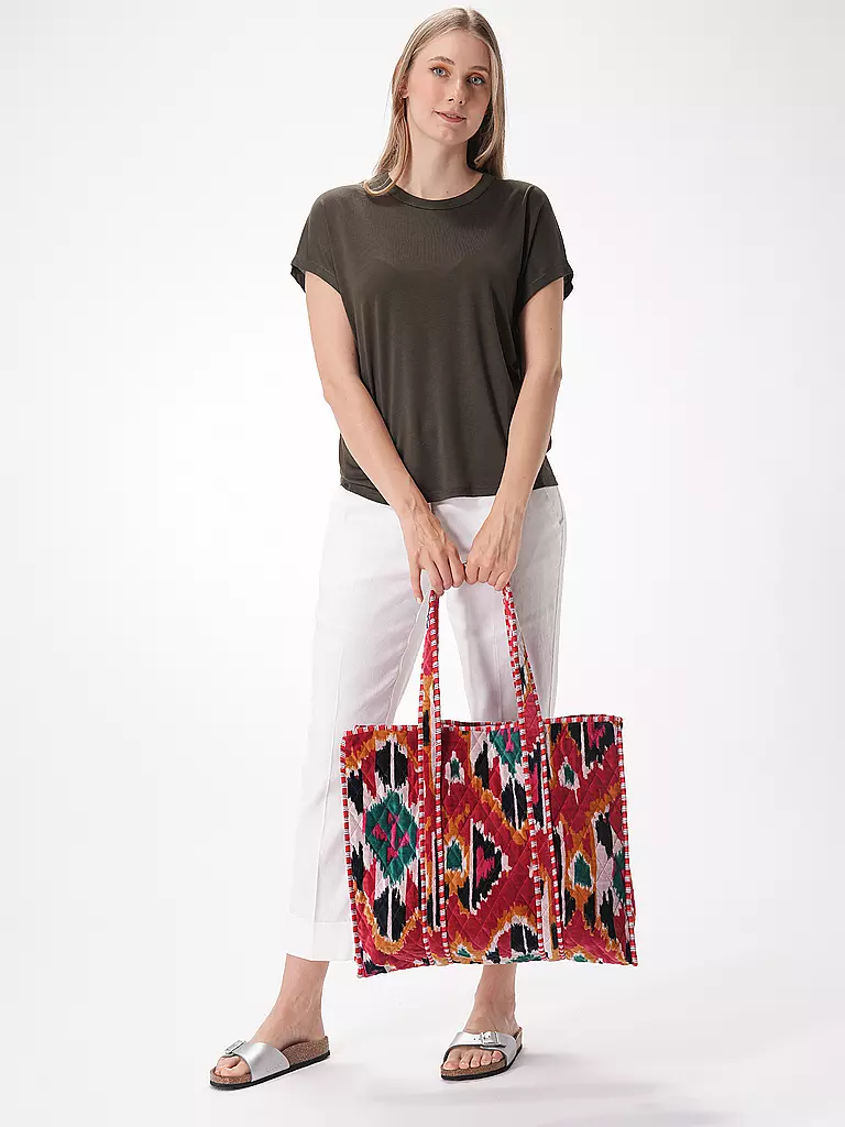 CONSCIOUS YOGA COLLECTIVE | Sac - Shopper VELVET IKAT SHOPPER | rot