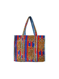 CONSCIOUS YOGA COLLECTIVE | Tasche - Shopper TIBETAN TIGER  TOTE | Bleu foncé