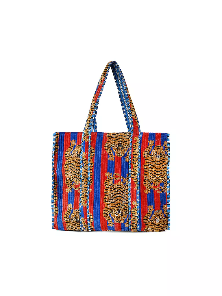 CONSCIOUS YOGA COLLECTIVE | Tasche - Shopper TIBETAN TIGER  TOTE | Bleu foncé