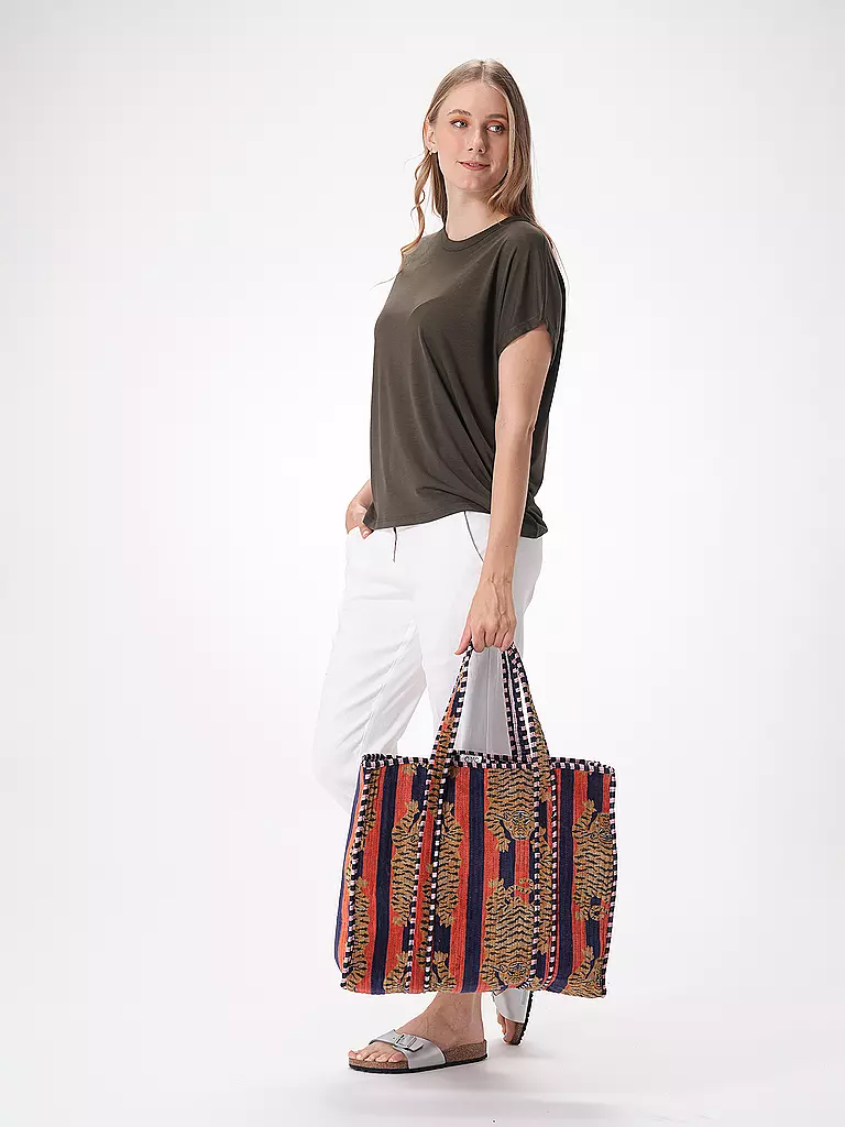CONSCIOUS YOGA COLLECTIVE | Tasche - Shopper TIBETAN TIGER  TOTE | Bleu foncé
