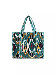 CONSCIOUS YOGA COLLECTIVE | Tasche - Shopper VELVET IKAT SHOPPER | Vert
