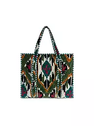 CONSCIOUS YOGA COLLECTIVE | Tasche - Shopper VELVET IKAT SHOPPER | Turquoise