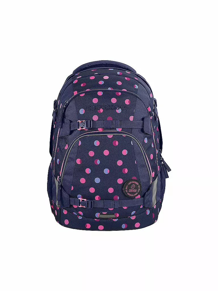 COOCAZOO | Nom du produit : Sac à dos scolaire MATE Reflective Moons | Bleu foncé