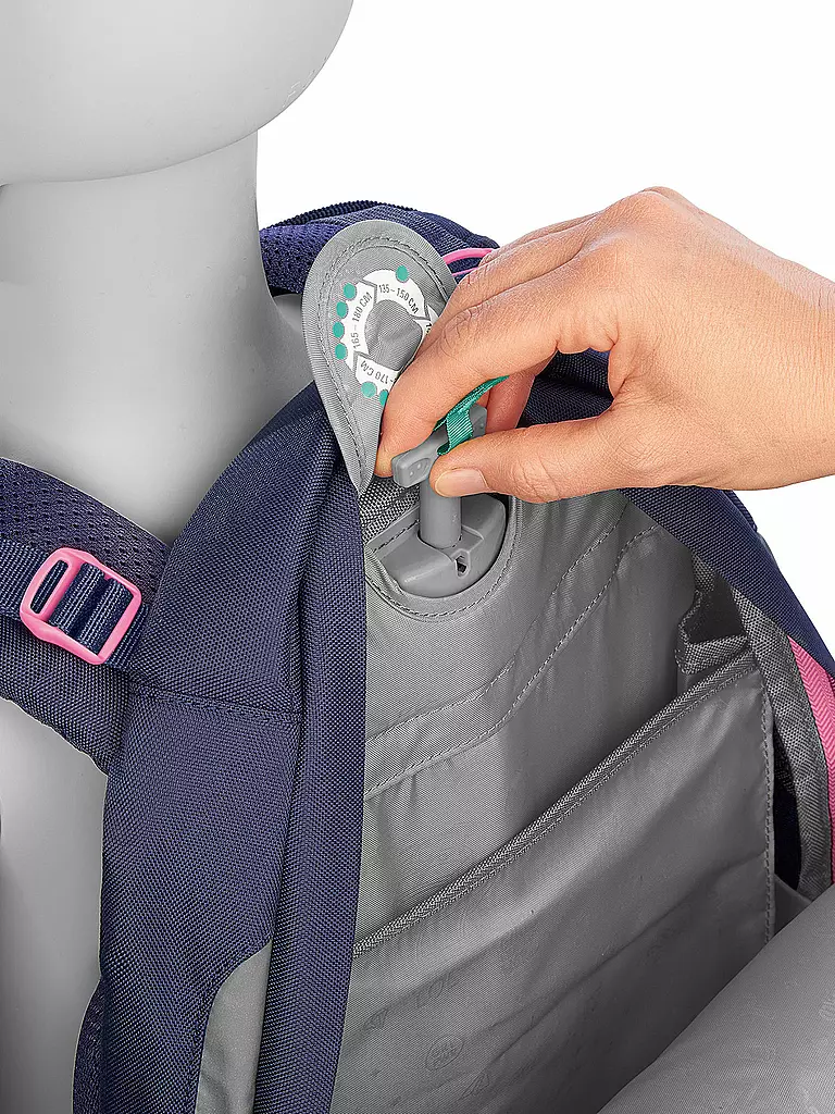 COOCAZOO | Nom du produit : Sac à dos scolaire MATE Reflective Moons | Bleu foncé