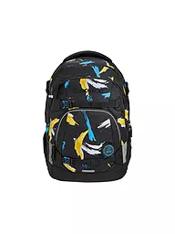 COOCAZOO | Sac à dos scolaire MATE Lime Stripe | Noir