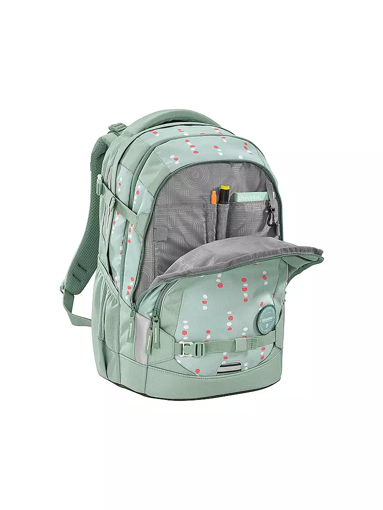 COOCAZOO | Sac à dos scolaire MATE Dancing Dots | Menthe
