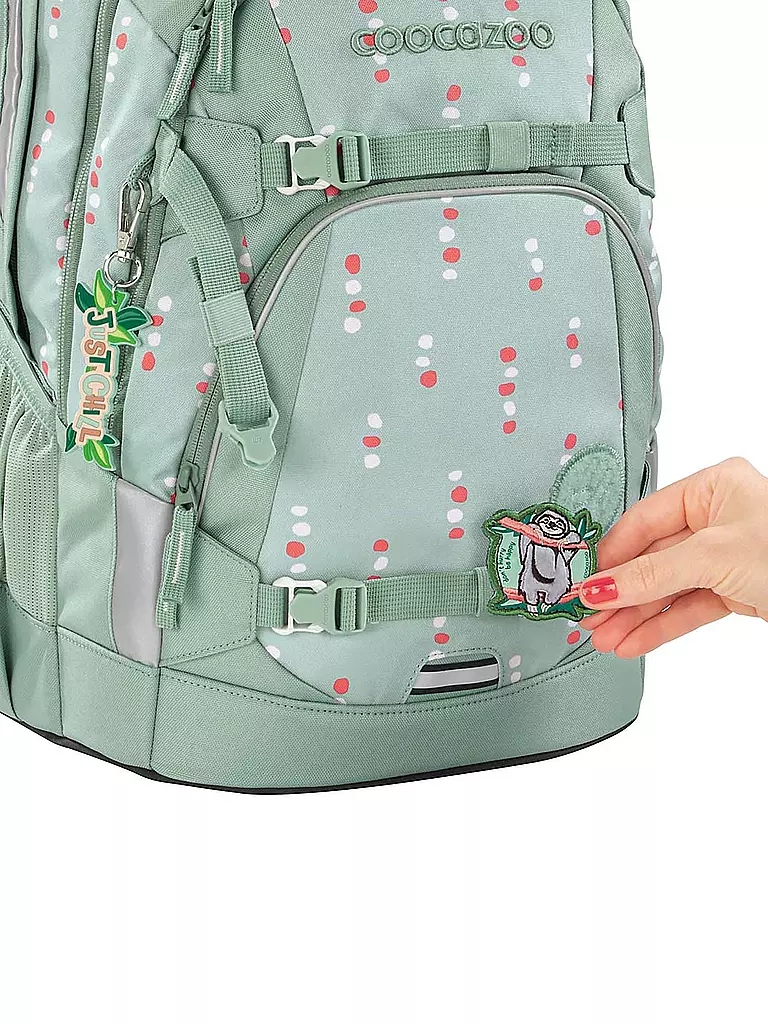COOCAZOO | Sac à dos scolaire MATE Dancing Dots | Menthe