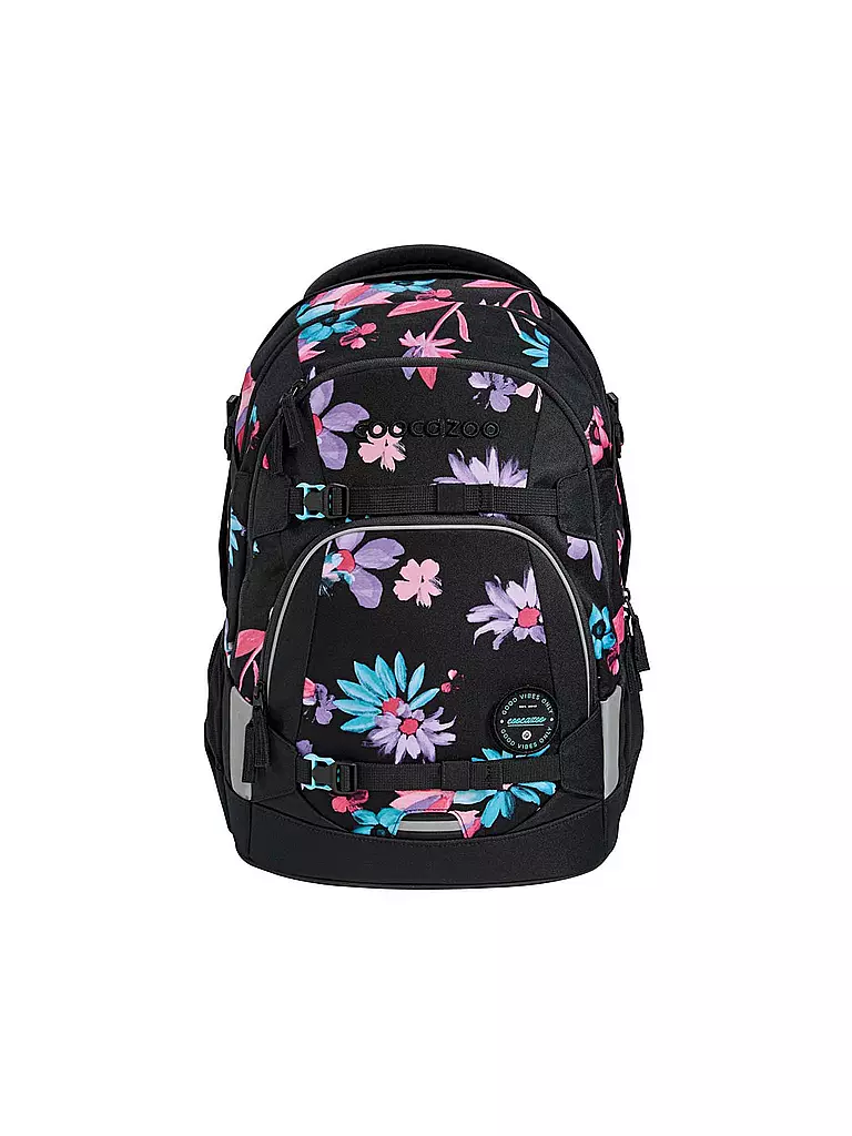 COOCAZOO | Sac à dos scolaire MATE Floral Artnight | schwarz