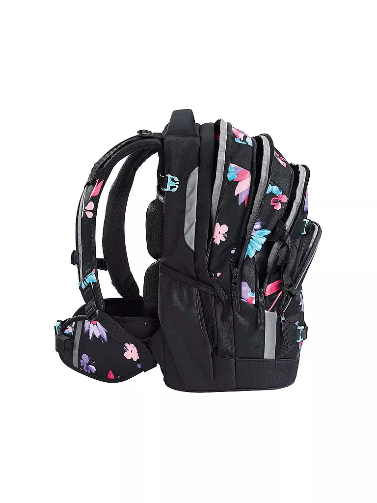 COOCAZOO | Sac à dos scolaire MATE Floral Artnight | schwarz