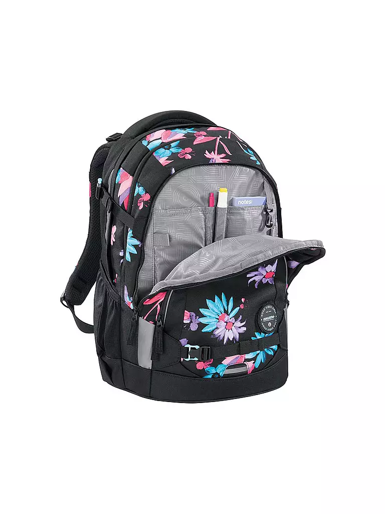 COOCAZOO | Sac à dos scolaire MATE Floral Artnight | schwarz