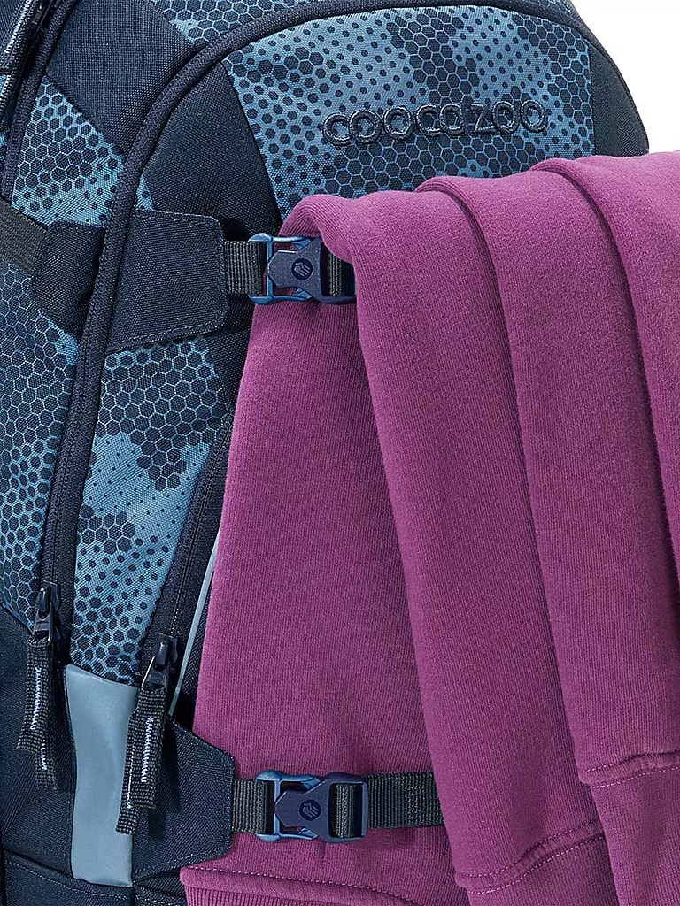 COOCAZOO | Sac à dos scolaire MATE GEOMETRIC SKY | Bleu foncé