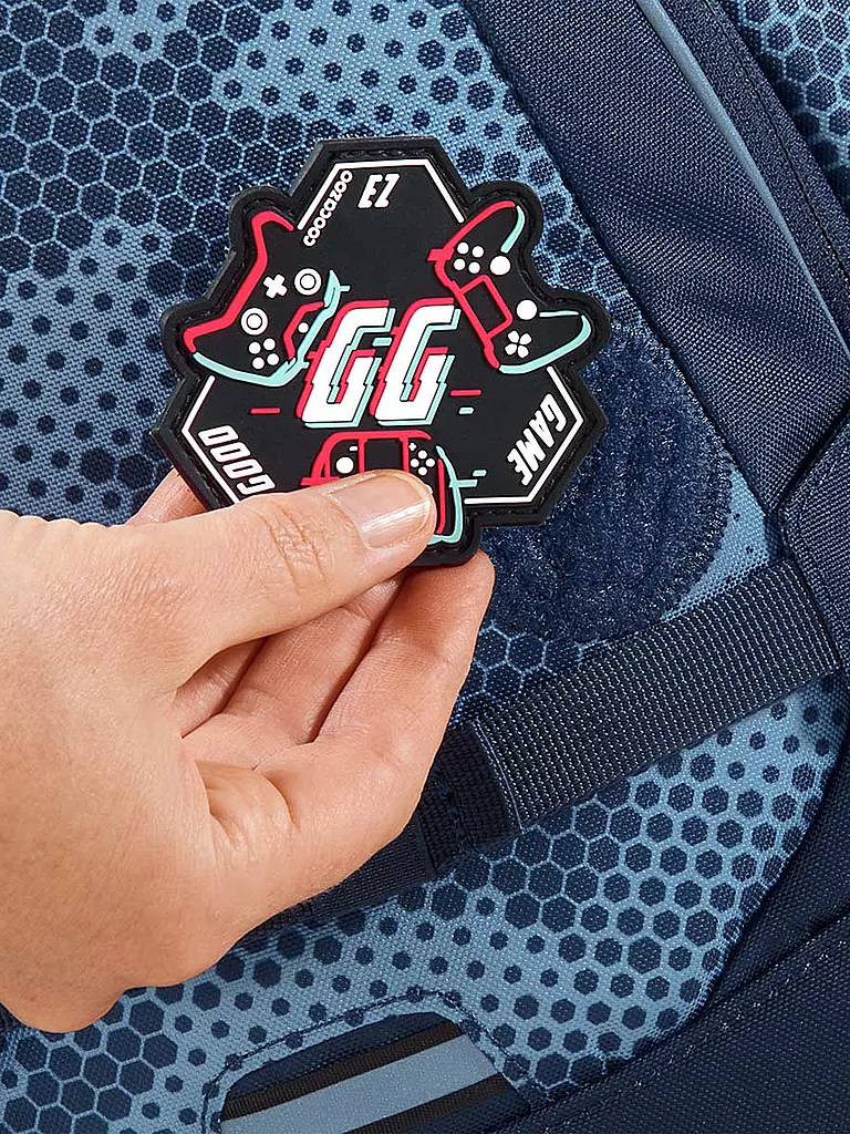 COOCAZOO | Sac à dos scolaire MATE GEOMETRIC SKY | Bleu foncé