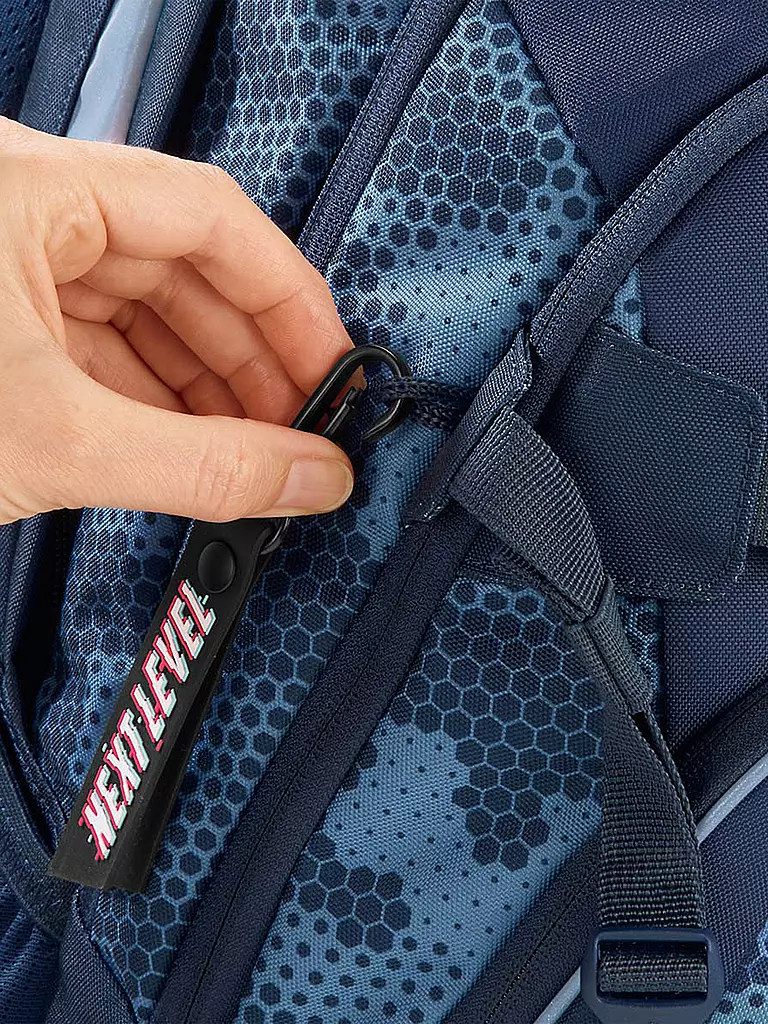 COOCAZOO | Sac à dos scolaire MATE GEOMETRIC SKY | Bleu foncé