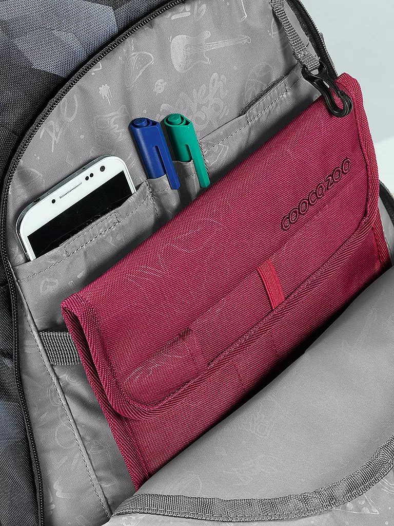 COOCAZOO | Sac à dos scolaire MATE Grey Rocks | Gris