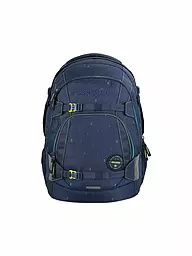 COOCAZOO | Sac à dos scolaire MATE Lime Stripe | Bleu foncé