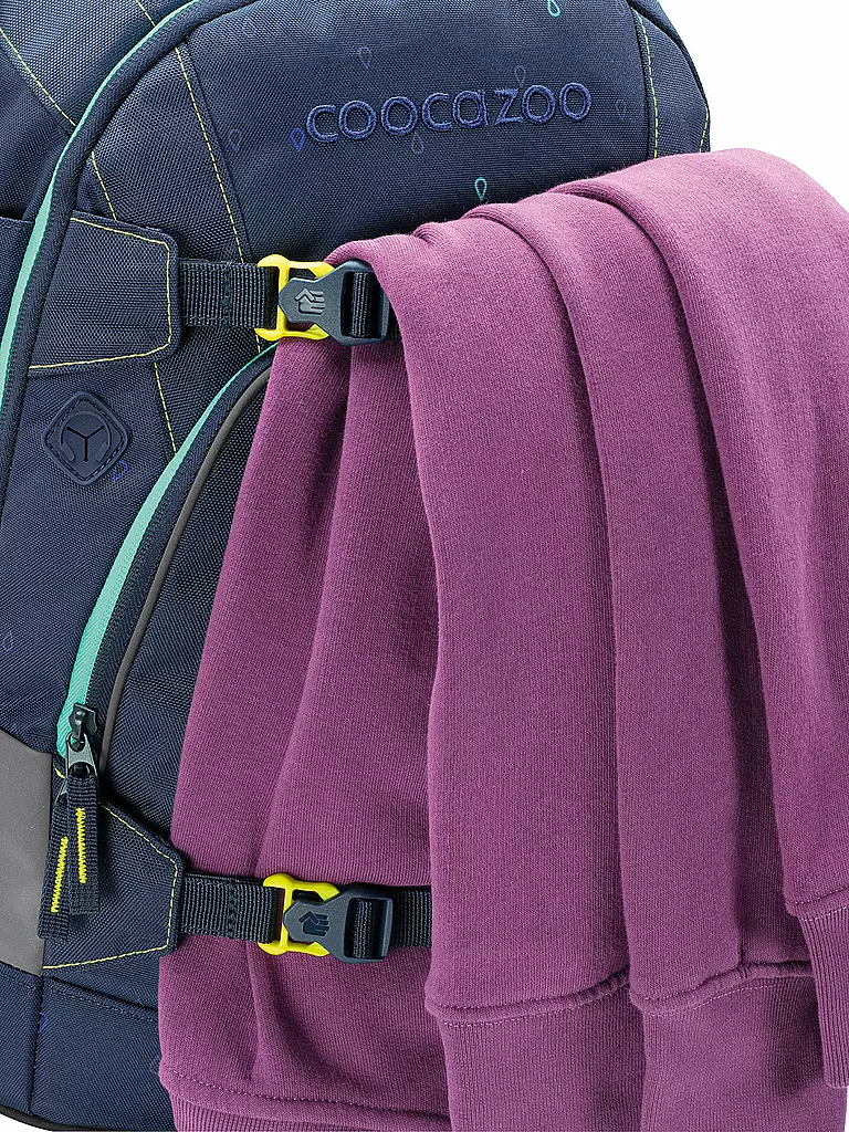 COOCAZOO | Sac à dos scolaire MATE Happy Raindrops | Bleu foncé