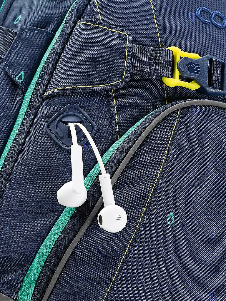 COOCAZOO | Sac à dos scolaire MATE Happy Raindrops | Bleu foncé