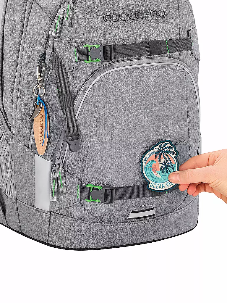 COOCAZOO | Sac à dos scolaire Mate Mixed Faded Silver Dust |