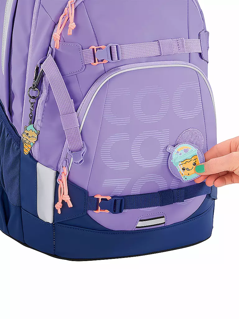 COOCAZOO | Sac à dos scolaire MATE Trap Frosty Lilac | Lilas