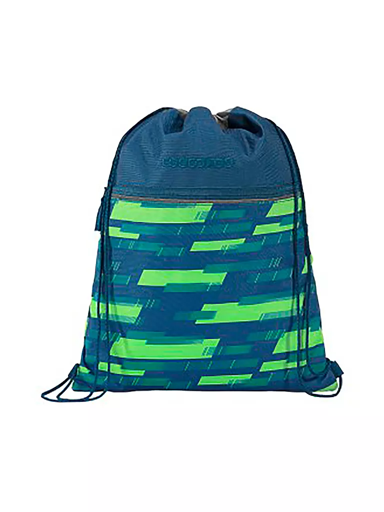 COOCAZOO | Sac de sport Lime Stripe | Bleu