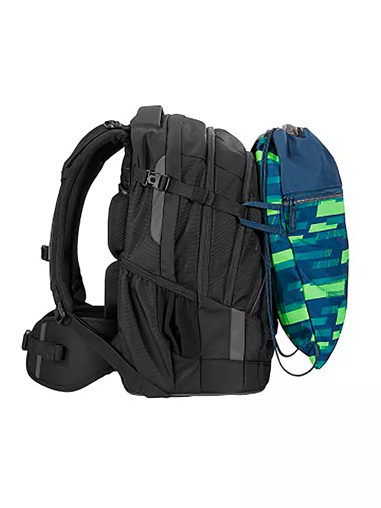 COOCAZOO | Sac de sport Lime Stripe | Bleu