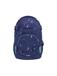 COOCAZOO | Sac à dos scolaire MATE Lime Stripe | Bleu foncé