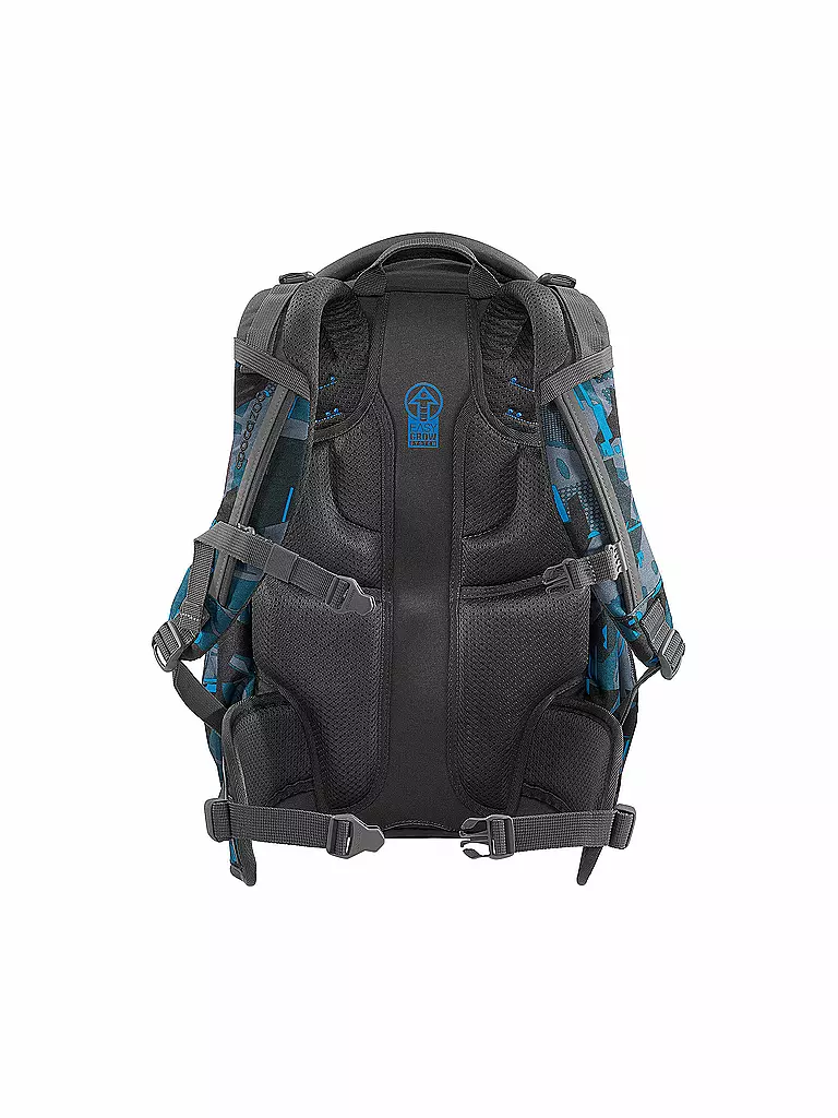 COOCAZOO | Schulrucksack MATE Blue Craft | Bleu foncé
