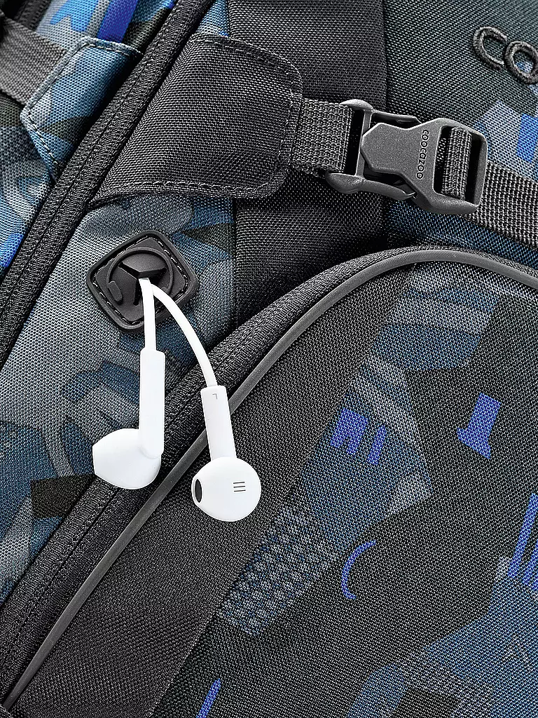 COOCAZOO | Schulrucksack MATE Blue Craft | Bleu foncé