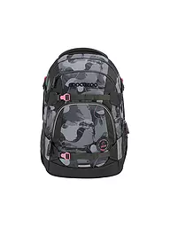 COOCAZOO | Sac à dos scolaire MATE Lime Stripe | Gris