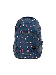 COOCAZOO | Sac à dos scolaire MATE Lime Stripe | Bleu foncé